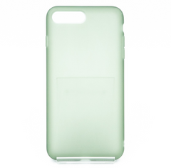 Силиконовый чехол Latex матовый для iPhone 7+/8+ green