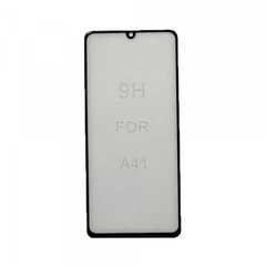 Захисне 5D Strong скло для Samsung A415 (A41) black mag