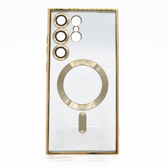 Чехол WAVE Metal Color with MagSafe для Samsung S24 Ultra gold Full Camera