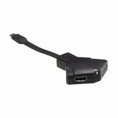 Конвертер Type-C 4K HDMI(UHD)+VGA+3,5 Jack black