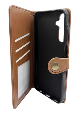 Чехол-книжка кожа для Samsung A25 5G brown Getman Gallant PU