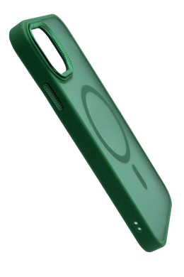 Чехол Matte with Magsafe для iPhone 12/12 Pro dark green