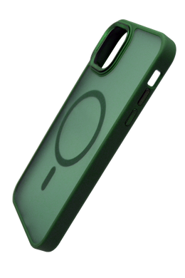 Чехол Matte with Magsafe для iPhone 12/12 Pro dark green