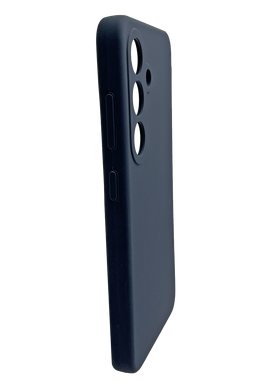 Силиконовый чехол Fibra для Samsung S25 midnight blue Full Camera