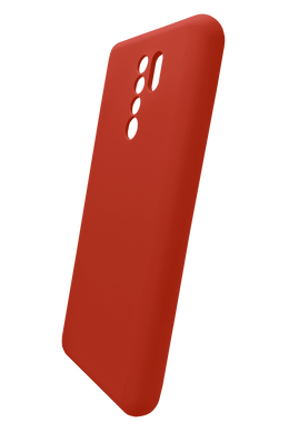 Силіконовий чохол Fibra для Xiaomi Redmi 9 red Full Camera