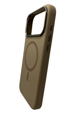 Силиконовый чехол Fibra OmniMag для iPhone 17 Pro Max brown