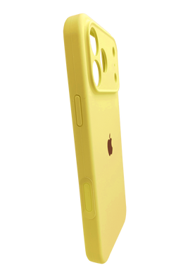 Силиконовый чехол Full Cover для iPhone 17 Pro Max yellow Full Camera
