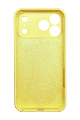 Силиконовый чехол Full Cover для iPhone 17 Pro Max yellow Full Camera