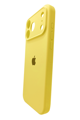 Силиконовый чехол Full Cover для iPhone 17 Pro Max yellow Full Camera