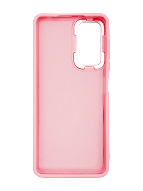 Силіконовий чохол Metal Frame для Xiaomi Redmi Note 11 Pro 4G/5G/12 Pro 4G light pink (AA)