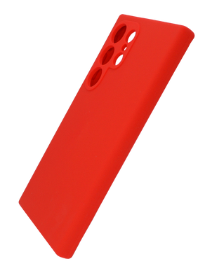 Силиконовый чехол Full Cover для Samsung S24 Ultra red (AAA) Full Camera без logo