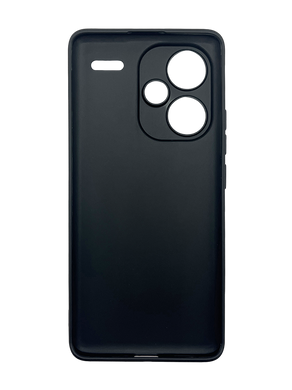 Силиконовый чехол Soft feel для Xiaomi Redmi Note 13 Pro+ black Full Camera Epik