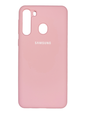 Силіконовий чохол Full Cover для Samsung A21 pink