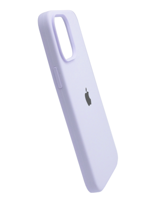 Силіконовий чохол Full Cover для iPhone 15 light lilac (glycine)