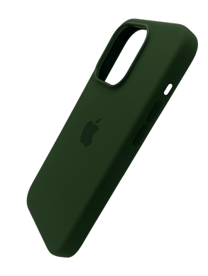 Силиконовый чехол with MagSafe для iPhone 12 Pro Max cyprus green 1:1 Smart animation