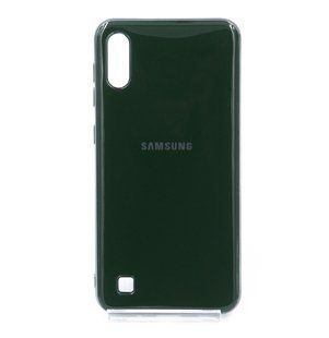 Накладка Soft Glass для Samsung A10 (A105F) dark green