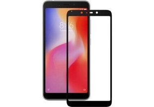 Защитное 2.5D стекло Люкс Full Glue для Xiaomi Redmi 6/6A f/s black