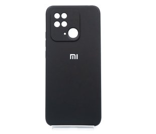 Силіконовий чохол Full Cover для Xiaomi Redmi 10C black Full Camera