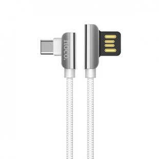 USB кабель HOCO U42 Exquisite steel Type-C 3A/1,2m white