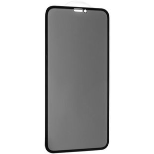 Захисне 5D Privacy Anti-Static скло для iPhone 11/XR black SP