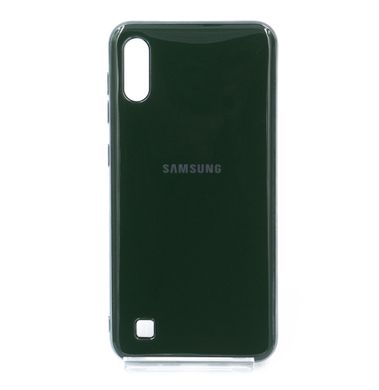 Накладка Soft Glass для Samsung A10 (A105F) dark green