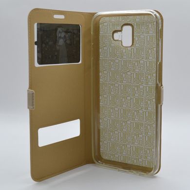 Чохол книжка Momax для Samsung J6 Plus /2018 gold