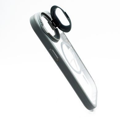 Чехол Fibra Mirror with MagSafe для iPhone 13/14 clear/cray