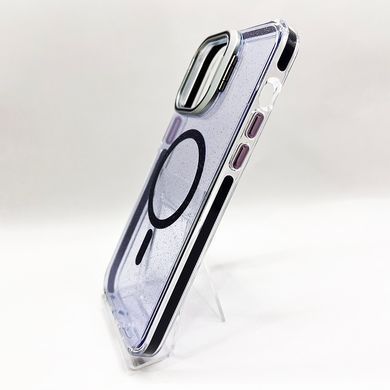 Чохол Fibra Star Shine with MagSafe для iPhone 14 Pro Max clear Purple
