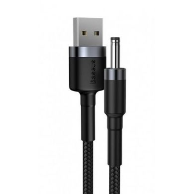 Кабель Baseus USB to DC 3.5mm 2A CADKLF-G gray/black