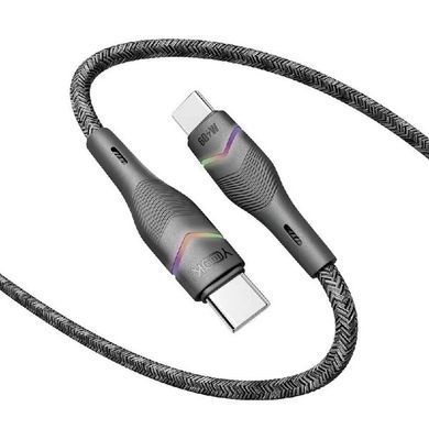 Кабель YOKI RGB YK-RG24 Type-C to Type-C 60W 1.2m black