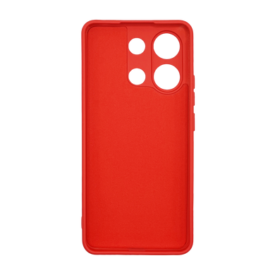 Силиконовый чехол Full Cover для Xiaomi Redmi Note 13 4G red Full Camera