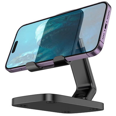 Держатель настольный Hoco HD8 Blackfish folding desktop stand black