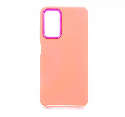 Силіконовий чохол Metal Frame для Xiaomi Redmi Note 11 Pro 4G/5G/12 Pro 4G shiny pink (AA)