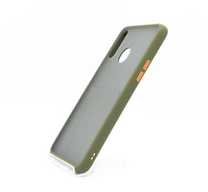 Чехол 2 в 1 Matte Color для Samsung A20s green orange