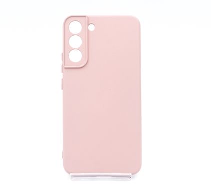 Силіконовий чохол Full Cover для Samsung S22+ pink sand Full camera без logo