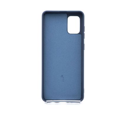 Силіконовий чохол Full Cover для Samsung A31 midnight blue без logo №4