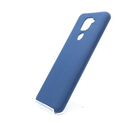 Силіконовий чохол Soft Feel для Xiaomi Redmi Note 9/Redmi 10X blue Candy