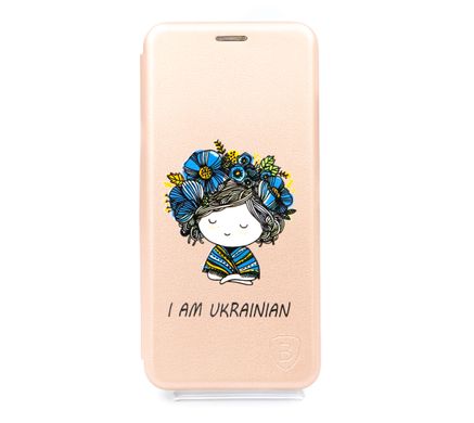 Чохол книжка Baseus MyPrint для Xiaomi Redmi Note 8T rose gold (I am Ukrainian)