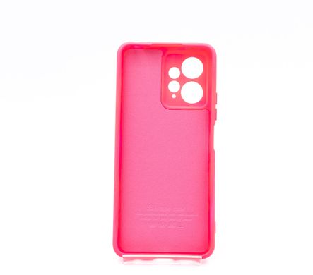 Силіконовий чохол Full Cover для Xiaomi Redmi Note 12 4G barbie pink Full Camera без logo