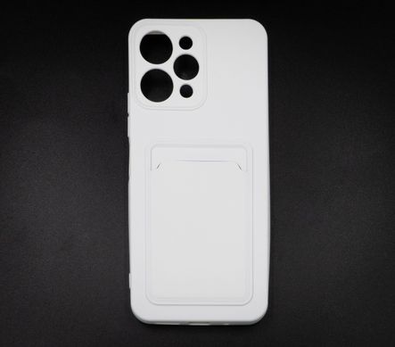 Силіконовий чохол WAVE Colorful Pocket для Xiaomi Redmi 12 4G white Full Camera