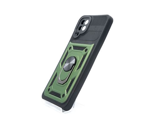 Чохол SP Serge Ring for Magnet для Samsung A12/F12/M12 4G green протиударний Full Camera