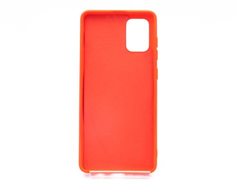 Силіконовий чохол Full Cover для Samsung A71 red без logo