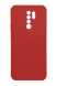 Силіконовий чохол Fibra для Xiaomi Redmi 9 red Full Camera