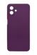 Силиконовый чехол Softy для Samsung A07 purple Full Camera с микрофиброй