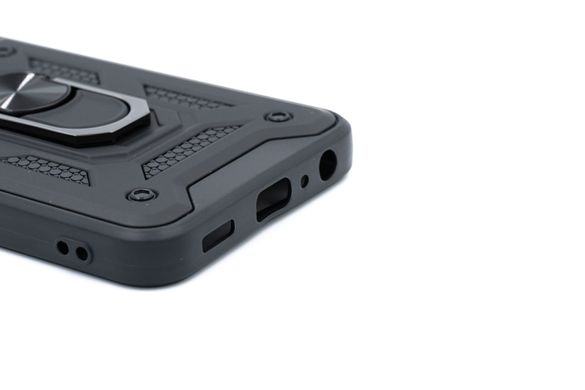 Чохол Camshield Serge Ring для Samsung A13 4G black протиударний шторка/захист камери