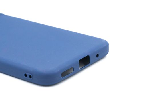 Силиконовый чехол Soft feel для Xiaomi Poco M5 blue Candy