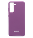 Силиконовый чехол Silicone Cover для Samsung S21/S30 grape