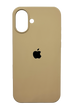 Силіконовий чохол Full Cover для iPhone 16 Plus desert gold