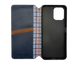 Чохол-книжка шкіра для Xiaomi Redmi 12 dark blue Getman Cubic PU