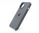 Силіконовий чохол Full Cover для iPhone 14 dark grey
